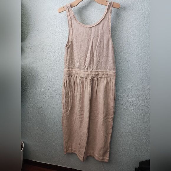 Free People cotton coastal summer midi dress sleeveless new with tags - Picture 13 of 14